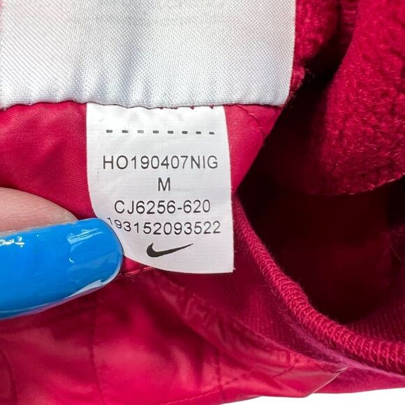 Nike Tech Women's Pack Quilted Jogger Pants Red Size Medium - Picture 5 of 8